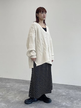 「studio CLIP（スタディオクリップ）のアイテム」を使った、mitaさん（レディース・155cm）の秋コーディネート