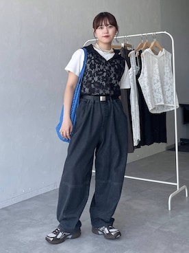 「studio CLIP（スタディオクリップ）のアイテム」を使った、mitaさん（レディース・155cm・20代）の夏コーディネート