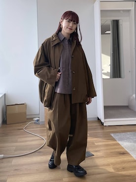 「studio CLIP（スタディオクリップ）のアイテム」を使った、mitaさん（レディース・156cm）の秋コーディネート