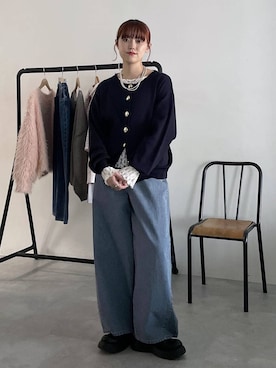 「studio CLIP（スタディオクリップ）のアイテム」を使った、mitaさん（レディース・155cm）の冬コーディネート