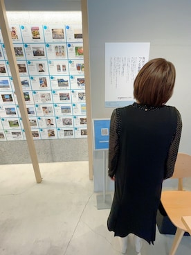 「しまむら（シマムラ）のアイテム（ワンピース/ドレス）」を使った、Moeさん（レディース・154cm）の冬コーディネート