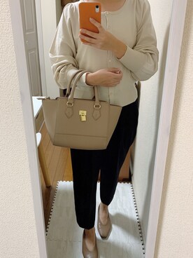 「DOLLY SEAN（ドリーシーン）のアイテム」を使った、Moeさん（レディース・154cm）の秋コーディネート