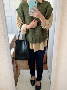 Moeさん(レディース・154cm)の秋コーディネート