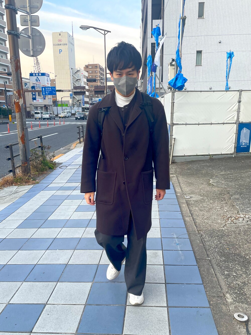 「大人コーデ、y2k、冬コーデ、ワイドパンツ、冬のコーデ、シンプル、いいね、save、フォローお願いします🤑」｜「AURALEEのアイテム（ジャケット/アウター、ブラウン系）」を使った、おもちさん（メンズ・178cm）の冬コーディネートの1枚目の写真