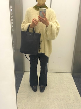 「onetome（ワントゥーミー）のアイテム」を使った、ももぴさん（レディース・153cm）の春コーディネート