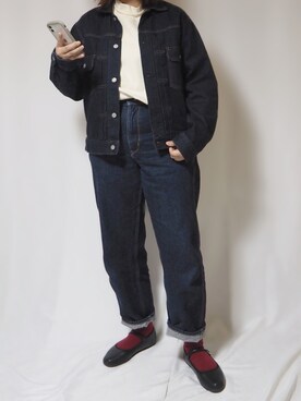 「WEGO（ウィゴー）のWEGO/ミニパールネックレス（ネックレス）」を使った、こーん。さん（レディース・166cm）の秋コーディネート