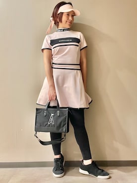 「ADABAT STREAM（アダバットストリーム）のアイテム」を使った、maicoさん（レディース・156cm）の夏コーディネート