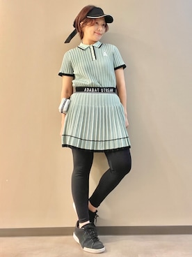 「ADABAT STREAM（アダバットストリーム）のアイテム」を使った、maicoさん（レディース・156cm）の夏コーディネート