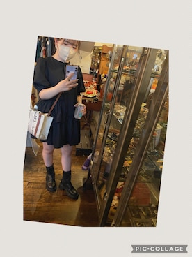 「Chico（チコ）のアイテム（チュニック）」を使った、かなさん（レディース・150cm）の夏コーディネート