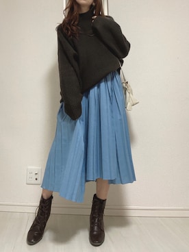 「UNBILLION（アンビリオン）のアイテム」を使った、Risaさん（レディース・156cm）の春コーディネート