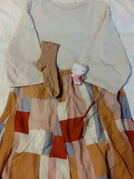 「ASICS WALKING（アシックスウォーキング）のアイテム」を使った、mahometさん（レディース・149cm）の秋コーディネート