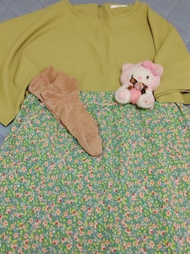 「ASICS WALKING（アシックスウォーキング）のアイテム」を使った、mahometさん（レディース・149cm）の春コーディネート