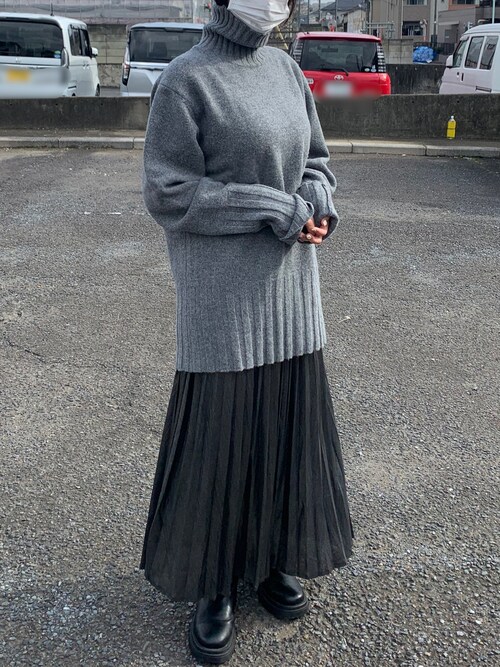 ENOF イナフ enof ビッグシルエット ハイネックニット ビッグ