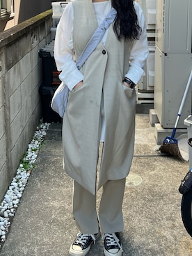 フウカさん（レディース・161cm）の春コーディネート