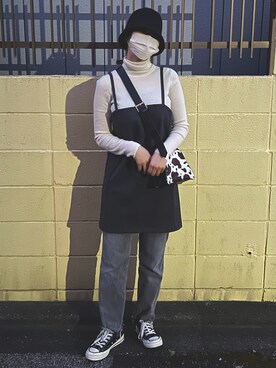 フウカさん（レディース・161cm）の冬コーディネート