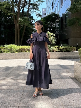 「PROPORTION BODY DRESSING（プロポーションボディドレッシング）のアイテム」を使った、fukaさん（レディース・161cm）の夏コーディネート