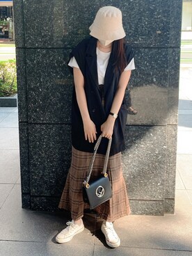 フウカさん（レディース・161cm）の夏コーディネート