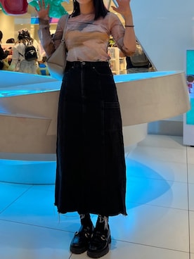 「MARTE（マルテ）のアイテム」を使った、フウカさん（レディース・161cm）の秋コーディネート
