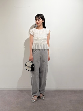 「PROPORTION BODY DRESSING（プロポーションボディドレッシング）のアイテム」を使った、fukaさん（レディース・161cm）の夏コーディネート
