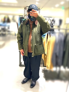 「MB（エムビー）のアイテム（シューズ）」を使った、moumouさん（メンズ・170cm）の秋コーディネート