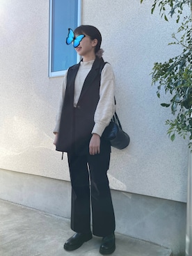 「WC（ダブル シー）のアイテム（ヘアアクセサリー）」を使った、Pentas🦋さん（レディース・163cm）の冬コーディネート