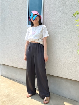 「apres jour（アプレジュール）のアイテム（アクセサリー）」を使った、Pentas🦋さん（レディース・163cm）の夏コーディネート