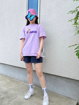 「ストリート女子」｜「アイテム（バッグ）」を使った、Pentas🦋さん（レディース・163cm）の夏コーディネート