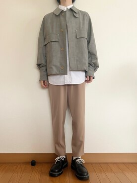 「MACKINTOSH PHILOSOPHY（ﾏｯｷﾝﾄｯｼｭ ﾌｨﾛｿﾌｨｰ）のアイテム（ジャケット/アウター）」を使った、NITAさん（メンズ・170cm）の春コーディネート