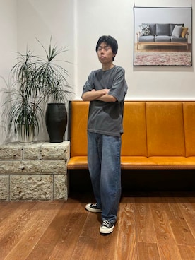 「Lee（リー）のアイテム」を使った、sonorin12さん（メンズ・168cm）の夏コーディネート