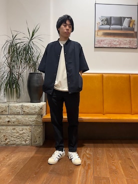 「アイテム（ブルゾン）」を使った、sonorin12さん（メンズ・168cm）の夏コーディネート