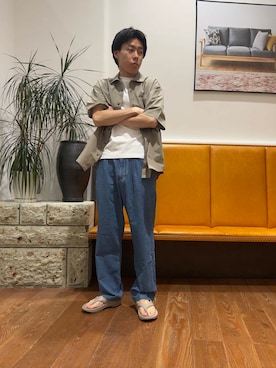 「アイテム（その他パンツ）」を使った、sonorin12さん（メンズ・168cm）の夏コーディネート