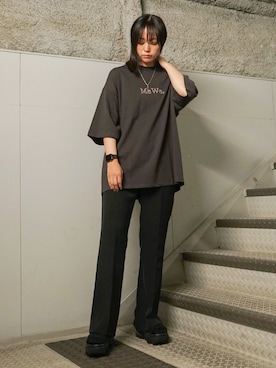 「JUNRED（ジュンレッド）のアイテム（トップス）」を使った、KONOMIさん（レディース・158cm）の夏コーディネート
