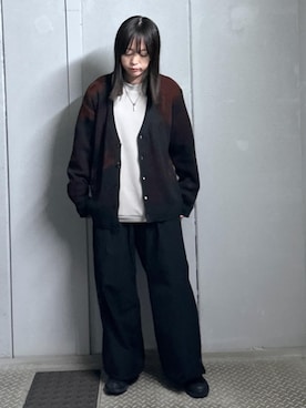 「JUNRED（ジュンレッド）のアイテム（スウェット）」を使った、KONOMIさん（レディース・158cm）の秋コーディネート