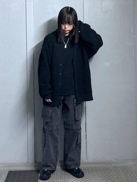 「JUNRED（ジュンレッド）のアイテム」を使った、KONOMIさん（レディース・158cm）の秋コーディネート