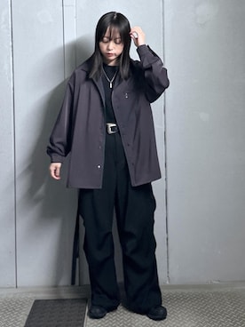 「JUNRED（ジュンレッド）のアイテム」を使った、KONOMIさん（レディース・158cm）の秋コーディネート