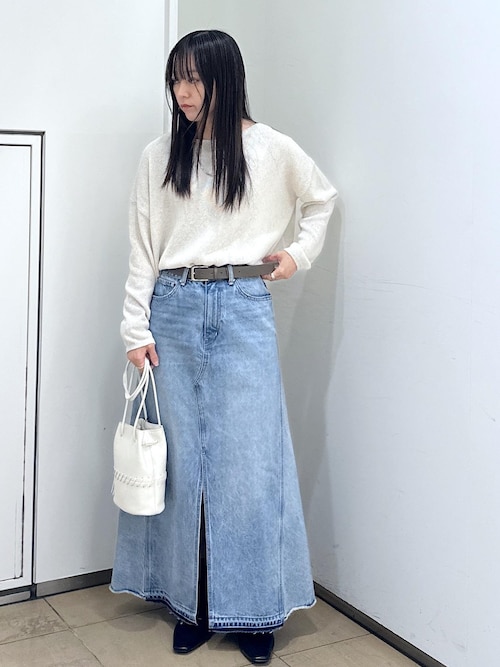 セール】【WEB限定】リメイクライクデニムスカート（デニムスカート