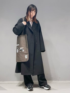 「JUNRED（ジュンレッド）のアイテム（トレンチコート）」を使った、KONOMIさん（レディース・158cm）の秋コーディネート