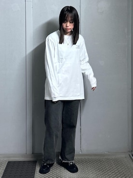 「JUNRED（ジュンレッド）のアイテム（トップス）」を使った、KONOMIさん（レディース・158cm）の冬コーディネート