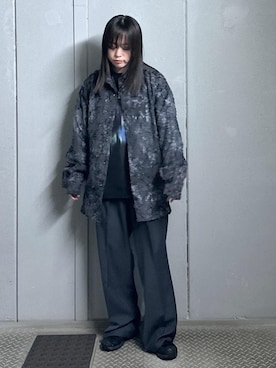 「JUNRED（ジュンレッド）のアイテム（パンツ）」を使った、KONOMIさん（レディース・158cm）の冬コーディネート