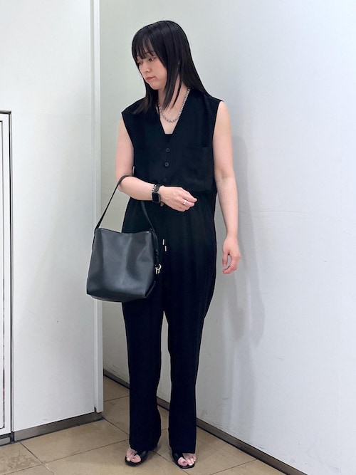 スプリットレザーミドルトートバッグ/バケットバッグ［WEB限定カラー/チャーム付き］