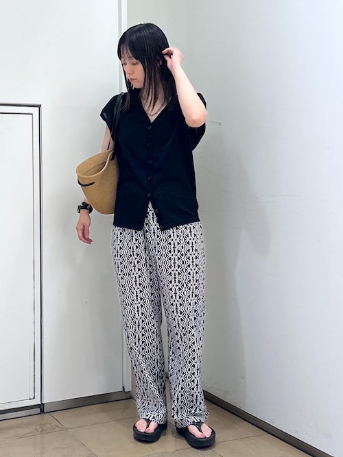 SALON adam et rope リバティーコラボパンツ SALON adam et rope'｜リバティイージーパンツ | Rakuten