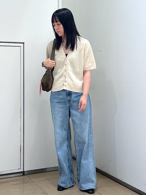 セール】USAコットンセンタープレスバギーデニム［セットアップ対応