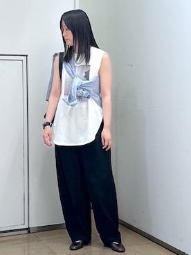 「アイテム（シューズ、その他）」を使った、KONOMIさん（レディース・158cm）の夏コーディネート