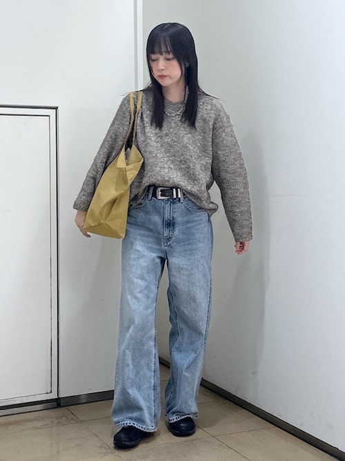 セール】USAコットンセンタープレスバギーデニム［セットアップ対応