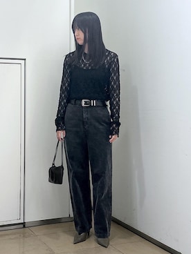 「アイテム（その他トップス）」を使った、KONOMIさん（レディース・158cm・30代）の秋コーディネート