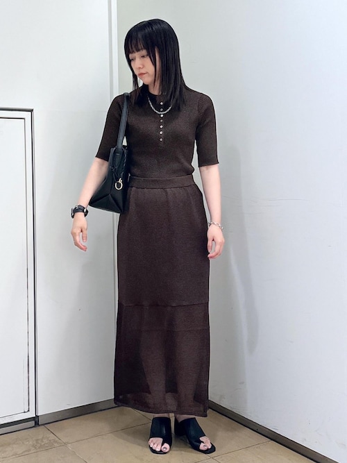 スプリットレザーミドルトートバッグ/バケットバッグ［WEB限定カラー/チャーム付き］