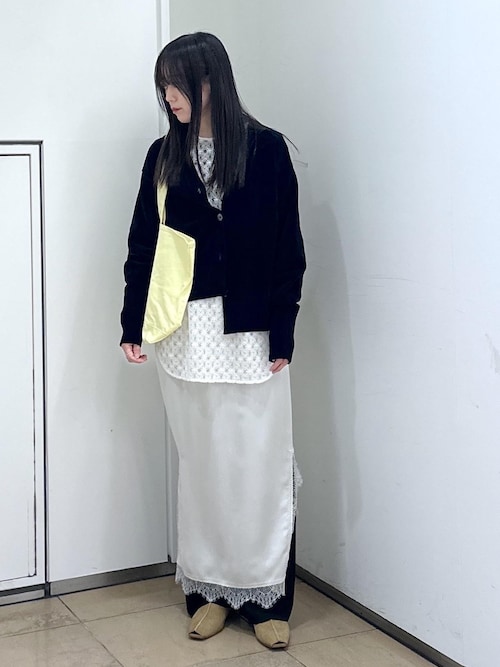 フレンチレースパネルスカート（スカート）｜SALON adam et rope