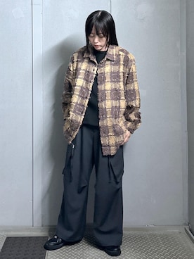 「JUNRED（ジュンレッド）のアイテム」を使った、KONOMIさん（レディース・158cm）の秋コーディネート