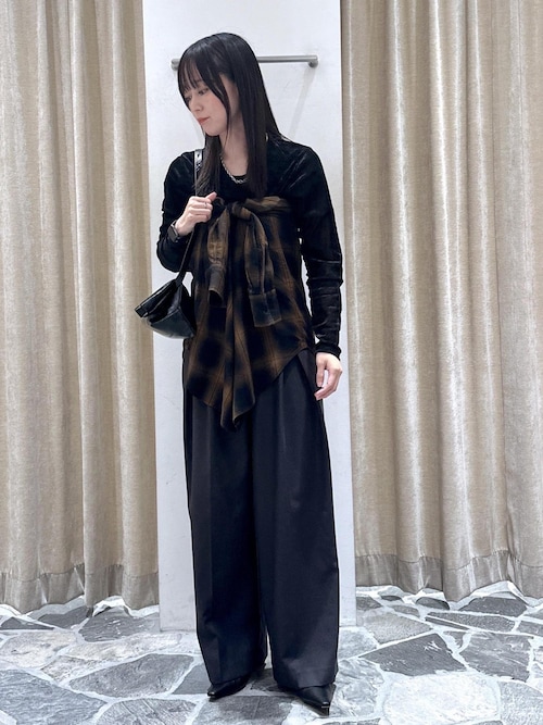 セール】インバーテッドタックパンツ/スラックス（スラックス）｜SALON