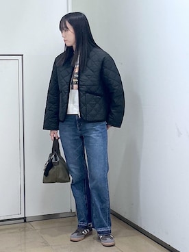 「ADAM ET ROPE'（アダムエロペ）のアイテム」を使った、KONOMIさん（レディース・158cm）の秋コーディネート